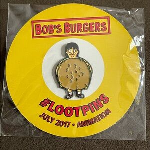 NIP - 2017 Loot Crate Bob’s Burger Tina Belcher Pin